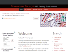 Tablet Screenshot of governmentcounty.org